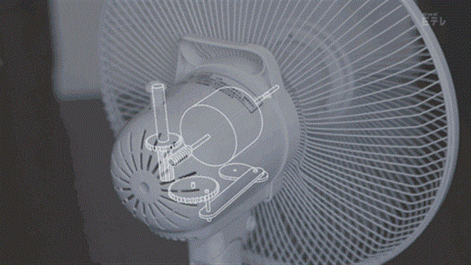 电风扇是如何控制摇头的，3D动画展示其原理，多年的疑惑被解开了_凤凰网视频_凤凰网