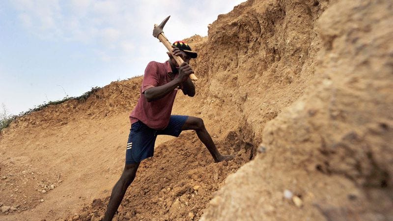 Illustration for article titled World's Greatest Athlete Forced Back Into Diamond Mine At Gunpoint