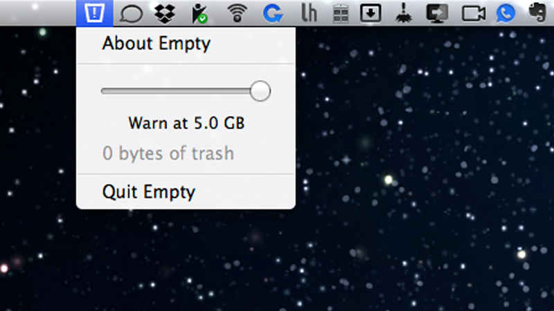 empty outlook for mac trash folder