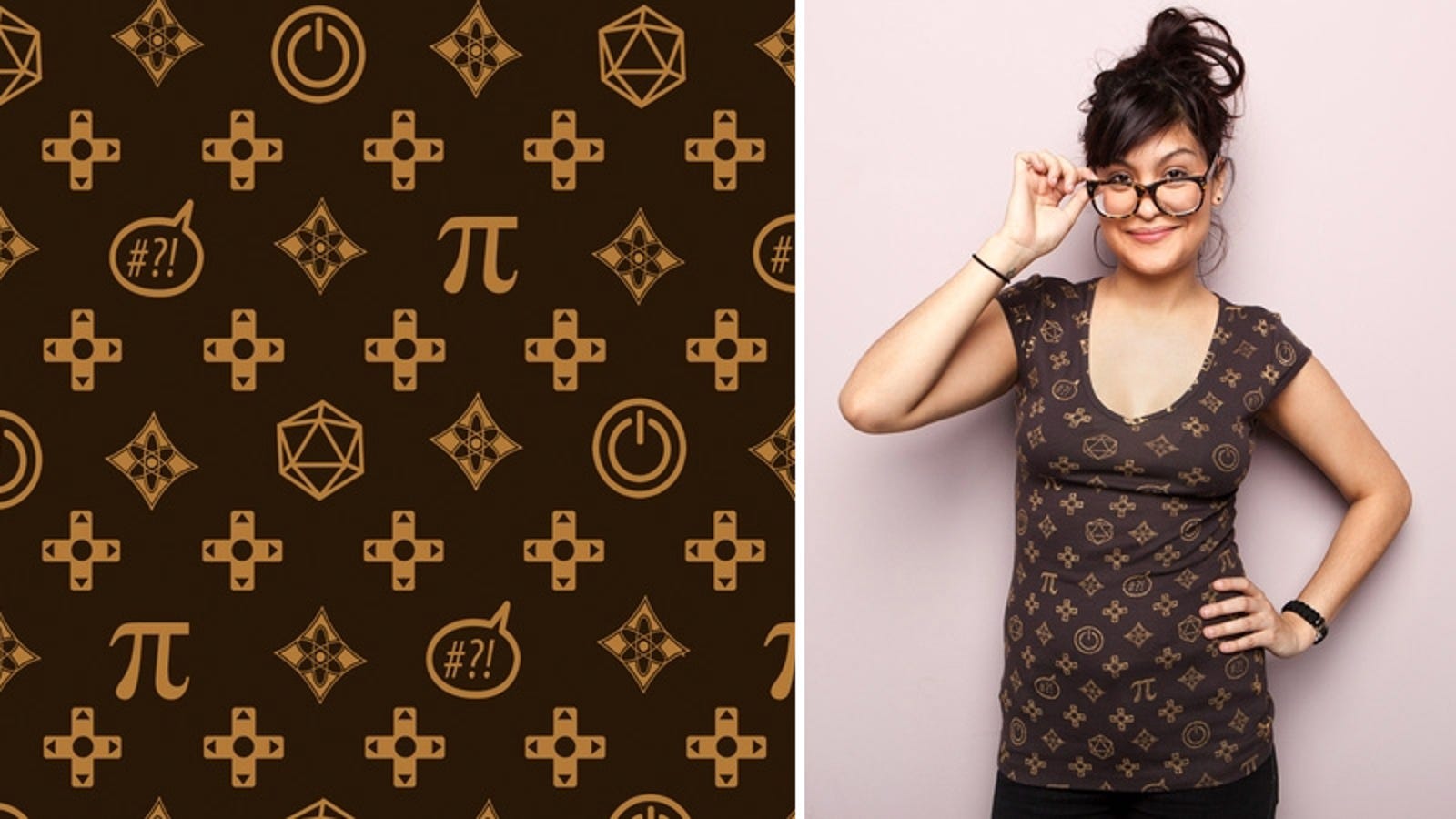 Chic Louis Vuitton For Geeks Tee