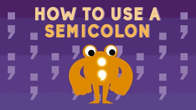 This Video Explains How to Properly Use Semicolons In Your Writing