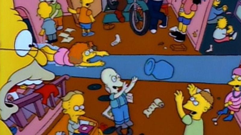 Illustration for article titled The Simpsons (Classic): "The War Of The Simpsons"