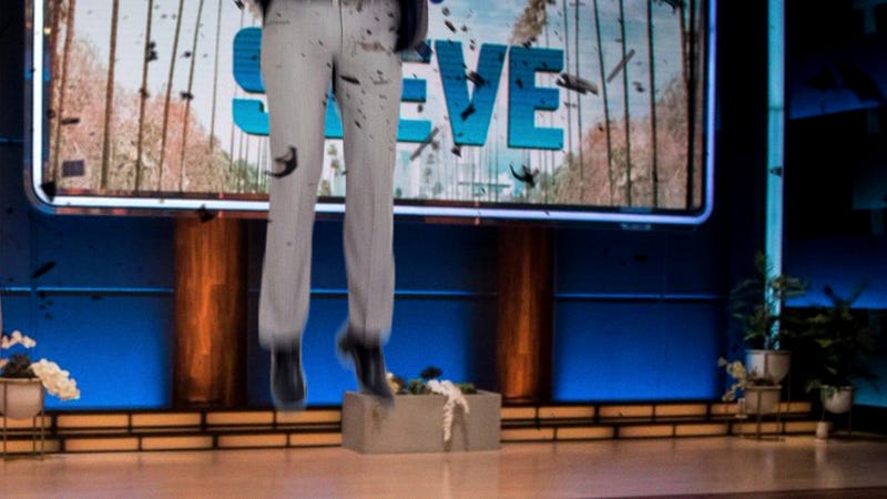 Illustration for article titled Farewell To A Legend: Steve Harvey Has Rocketed Through The Roof Of His Studio In Shock After A Guest Told Him She Doesn’t Make Her Kids Do Chores