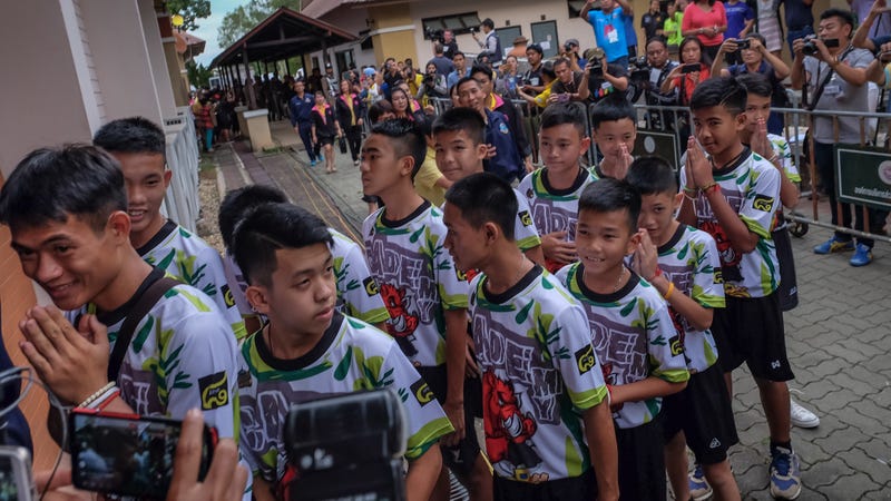 Illustration for article titled Thai Boys Were Given Ketamine to Prevent Panic and Hypothermia During Cave Rescue