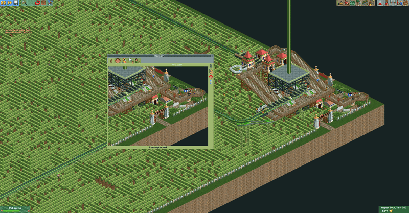 Illustration for article titled NPC Spends 263 'Years' Walking Through Theme Park Maze From Hell