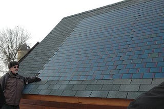 Illustration for article titled Dow Powerhouse Solar Shingles Could Finally Have You Hugging Trees