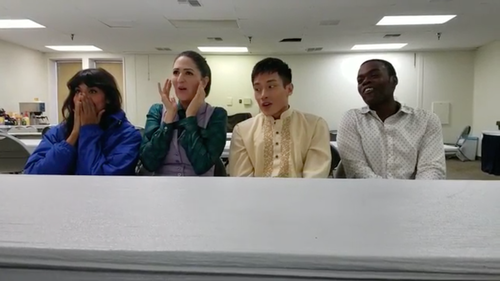 Watch the Cast of The Good Place Learn About the Surprise Ending of The Good Place ...1600 x 900