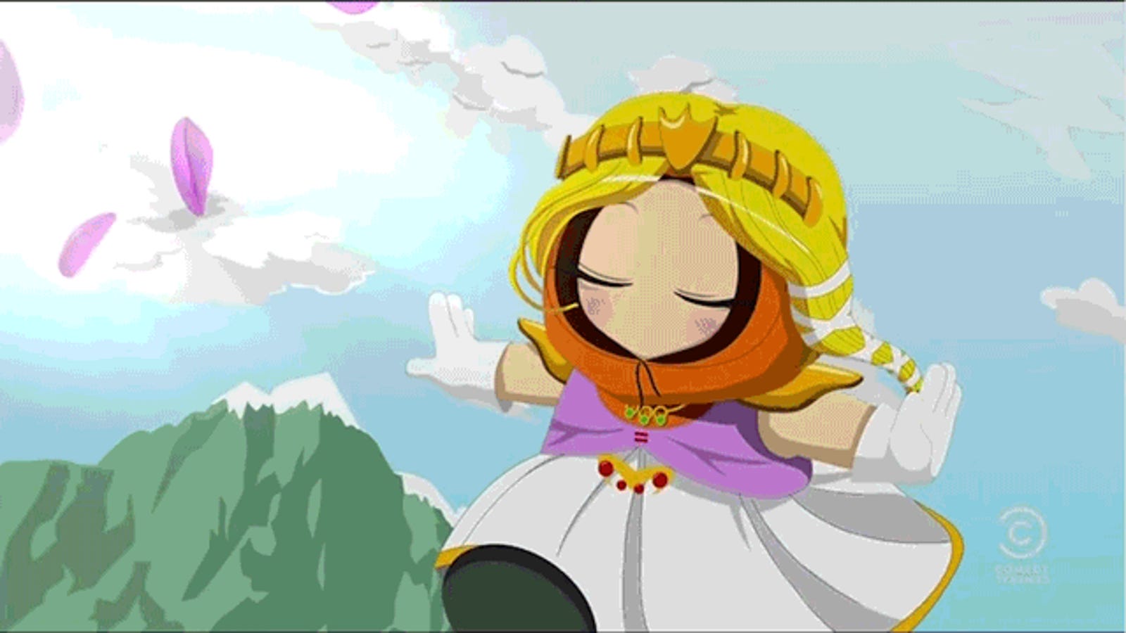 The Best Part Of Last Nights South Park Was Anime Princess Kenny 