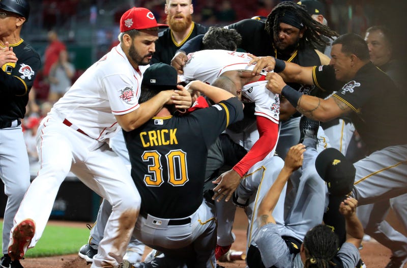 Illustration for article titled MLB Suspends Four Pirates, Three Reds, One Guy Who's Now On A Different Team For Brawl