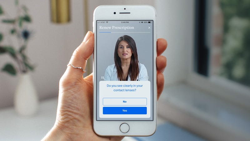 Illustration for article titled Download The Simple Contacts App To Renew Your Lens Prescription In Minutes ($20 Off)