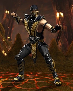 Illustration for article titled MK vs DC: Heeeeere's Scorpion