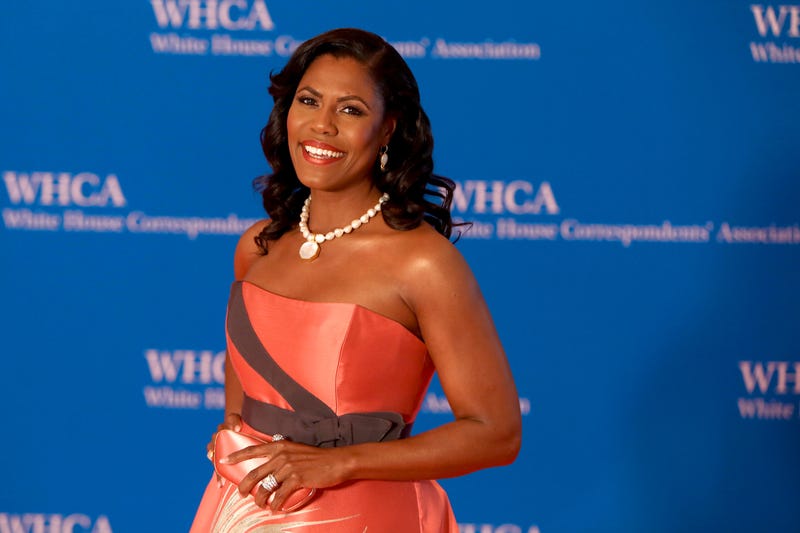 Omarosa Manigault attends the 2018 White House Correspondents’ Dinner at Washington Hilton on April 28, 2018 in Washington, DC.