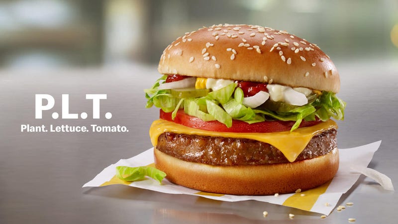 Illustration for article titled The newest entrant into the fake meat sweepstakes is... Mickey D’s