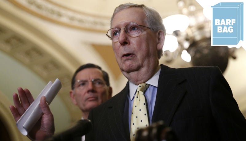 Illustration for article titled Mitch McConnell's Fuckery Continues Apace
