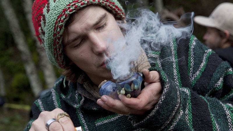 Man Freely Smoking Pot In Washington Literally Has No Issue He Feels 
