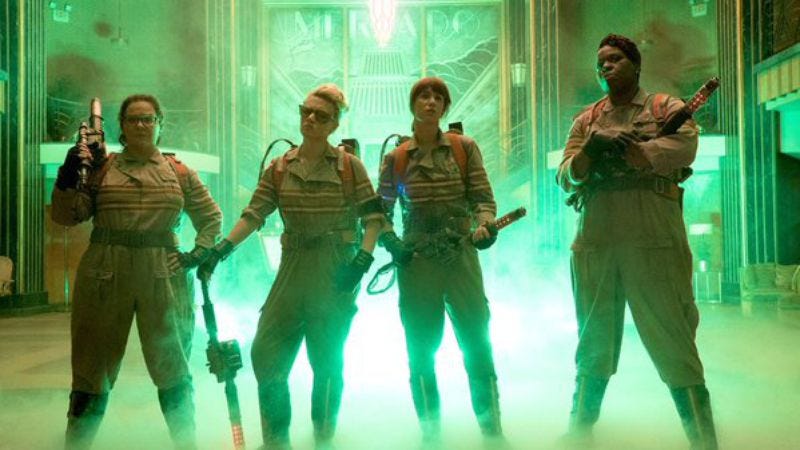 Illustration for article titled Here’s the first official image of the new Ghostbusters