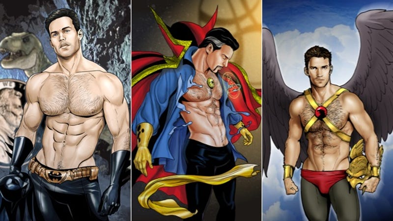 Naked Male Superheroes 41