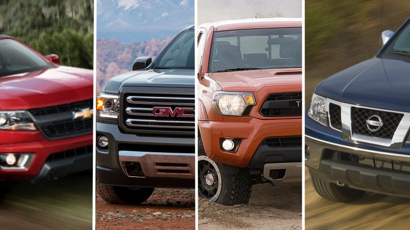 Illustration for article titled 2015 GMC Canyon & Chevy Colorado Prices Compared To Closest Rivals