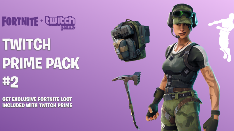 Prime Members Go Add Some Free Fortnite Loot To Your Locker - twitch prime fortnite pack 2 twitch prime free with amazon prime