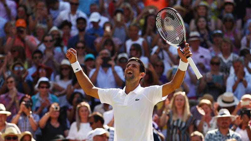 Illustration for article titled Novak Djokovic Decisively Puts Away Kevin Anderson For Fourth Wimbledon Crown