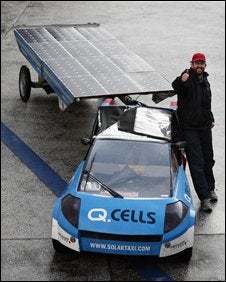 Illustration for article titled 17-Month Trip In Solar Taxi Ends At UN Climate Change Talks in Poland