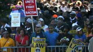 Marchers at the National Mall (Mark Wilson/Getty Images)