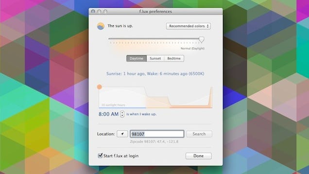 f lux for mac