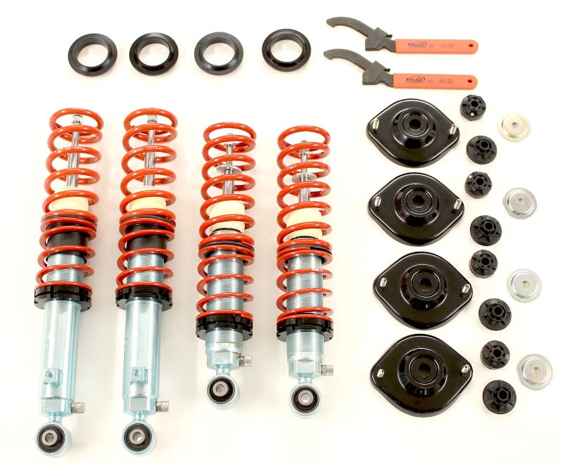Illustration for article titled 7 hours later and my coilovers are 50% installed