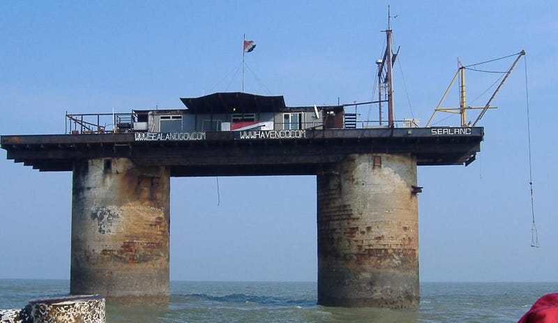 Imagen: Sealand en el 2009. Wikimedia Commons