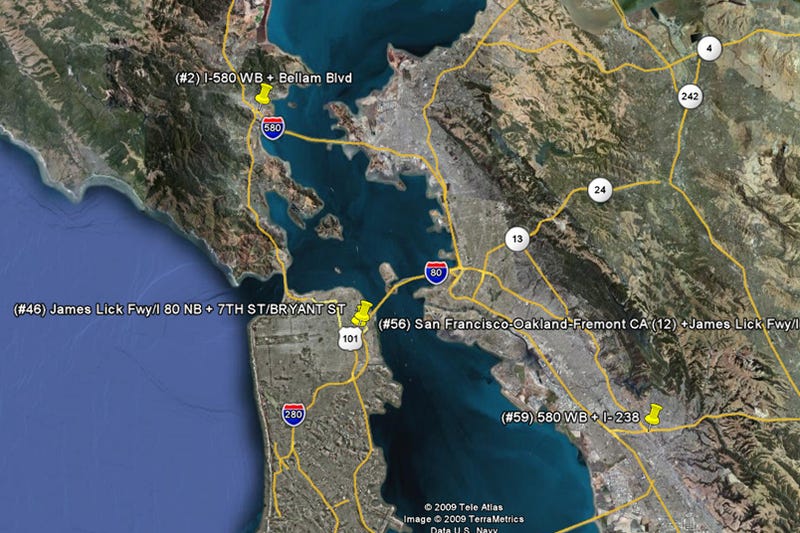 Illustration for article titled San Francisco: America's Seventh Most Traffic-Congested CIty