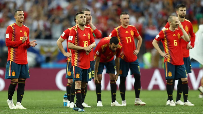 Illustration for article titled Russia Topple Spain In Penalties, Puke Puke Puke