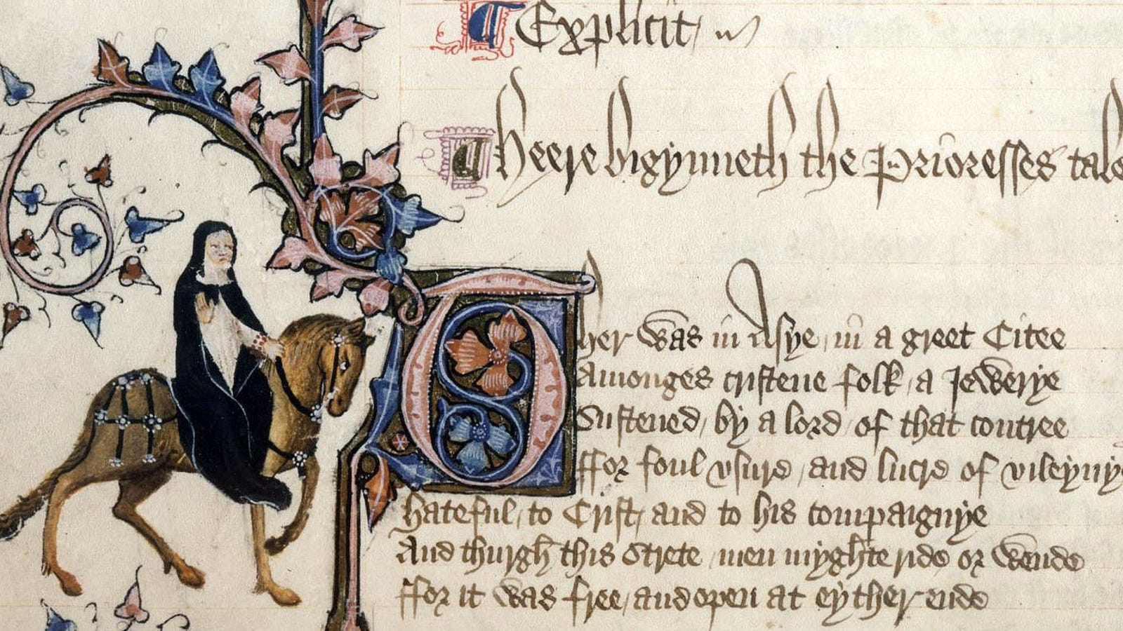 the prioress geoffrey chaucer