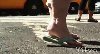 Illustration for article titled Waste Of Space: WSJ Devotes Frontpage Real Estate To Women's Ankles