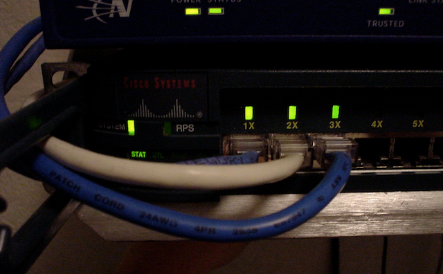 how to wire your house with cat5e or cat6 ethernet cablePictured Above Short Patch Cables Up To The Switch The Aluminum Is #15