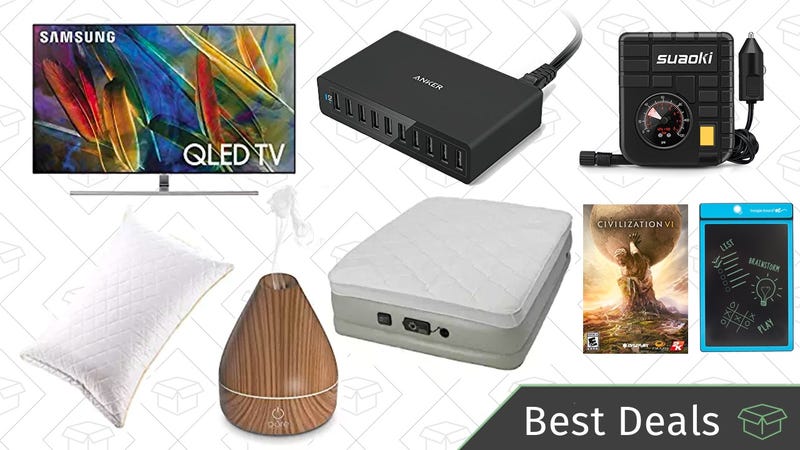 Illustration for article titled Friday's Best Deals: Cash Back on Select OLED TVs, Shortcut Pro, Aromatherapy Diffusers, and More