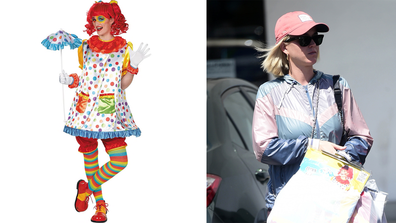 Illustration for article titled Where Will Katy Perry Debut Her Brand New Party City Clown Costume?