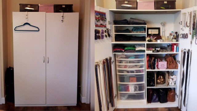 How To Organize A Lot Of Clothing In Very Little Closet Space