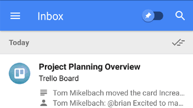 Inbox by Gmail Now Integrates Google Alerts, Trello, and GitHub Updates -  ernajlemoine