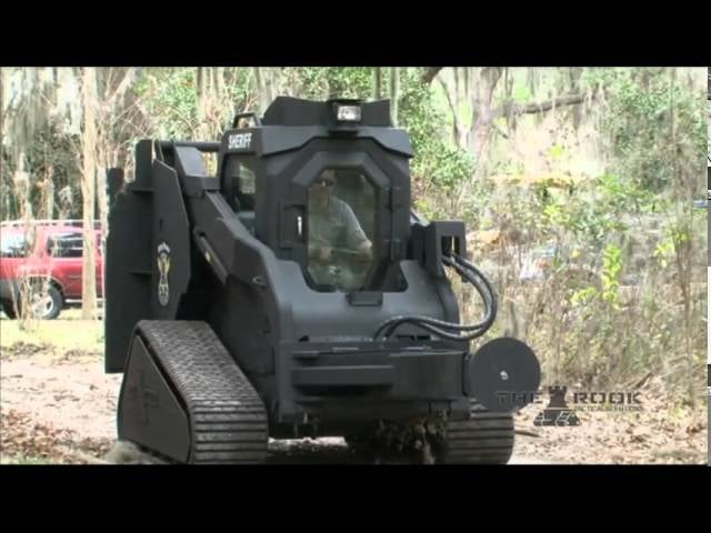 This Frightening Armored Forklift Could Be Batman's Bobcat