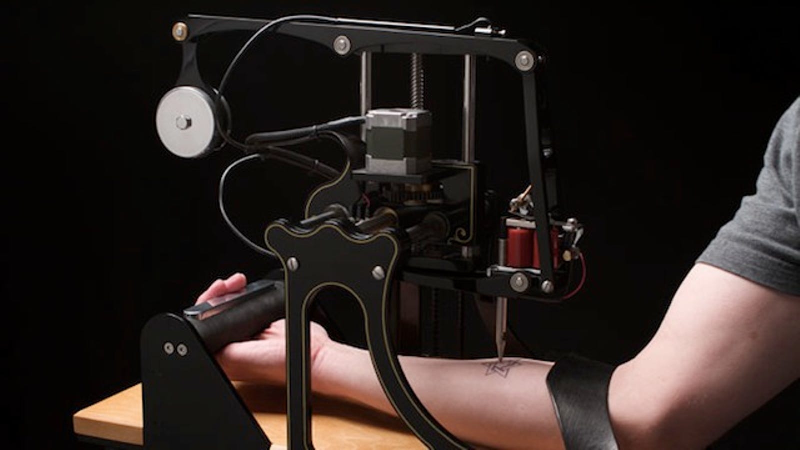 Automatic Tattoo Machine Randomly Chooses Which Tattoo You'll Get
