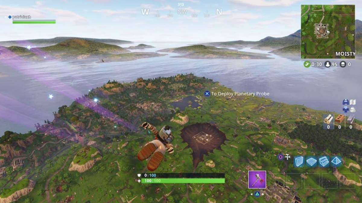 Fortnite Comet Hits Dusty Depot Altering Map And Gravity For New Season - 