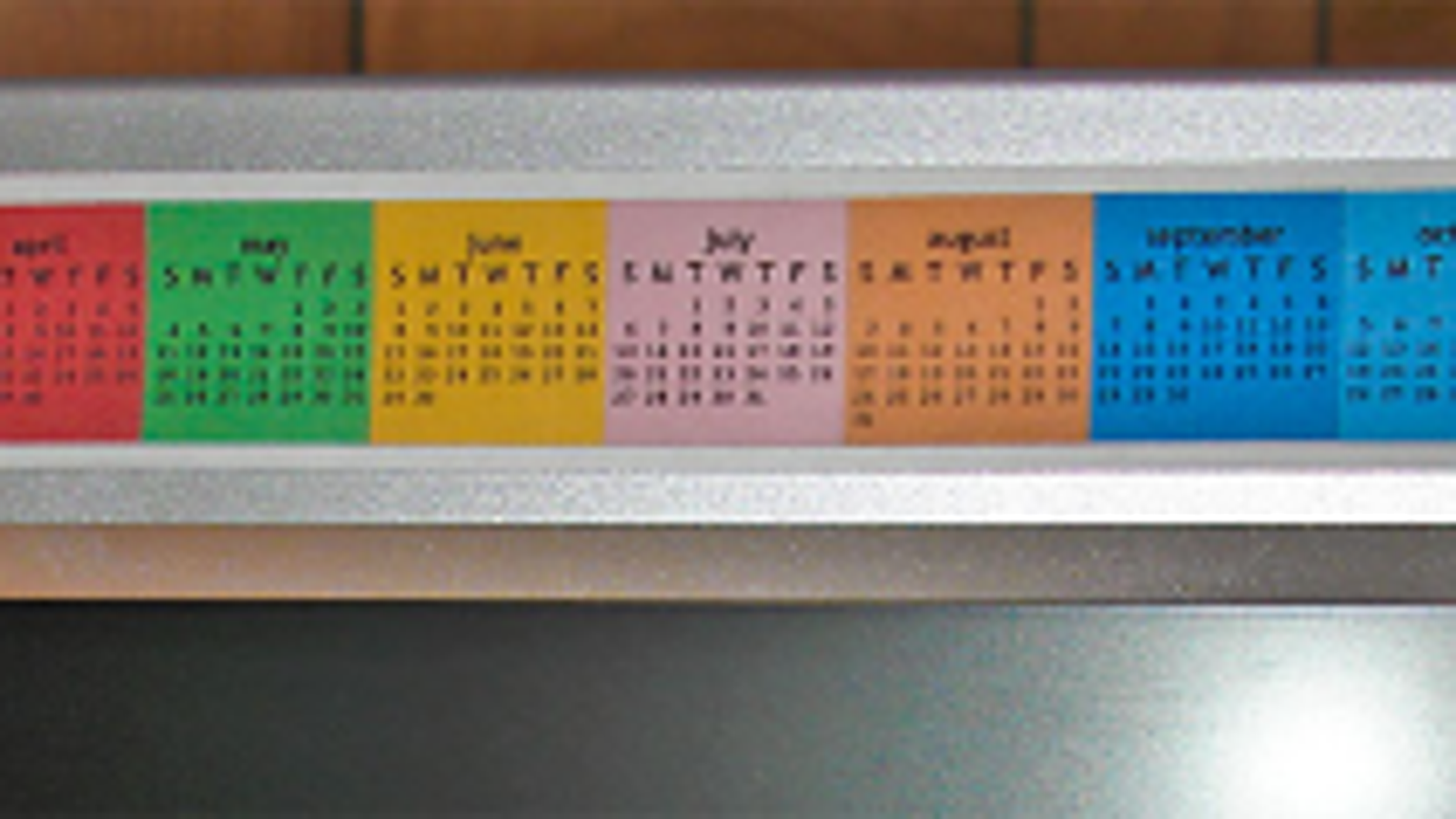 Monitor Strip Calendar