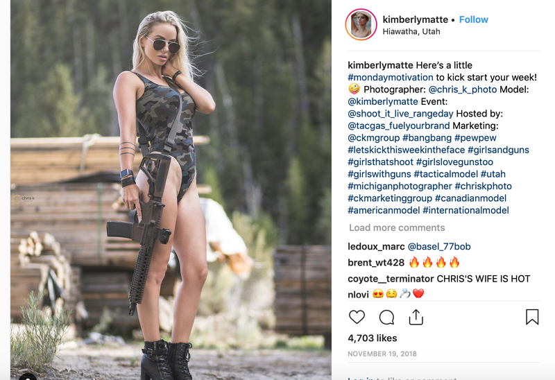 Gun Bunny Instagram Influencers Hide Behind New Wave Feminism