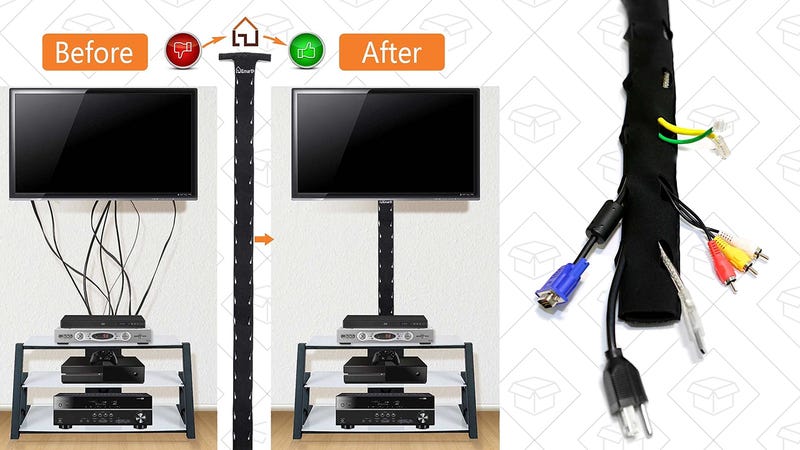 4-Pack Cable Management Sleeves, $10 with code 3R2GTR72