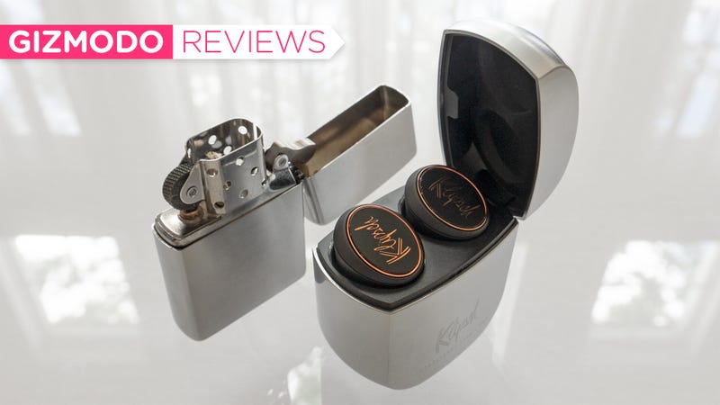 Illustration for article titled The Zippo-Case Klipsch Earbuds Actually Sound Pretty Dang Good