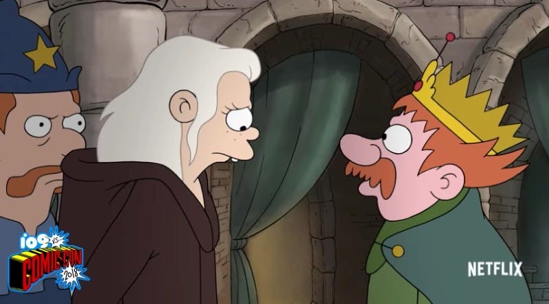 Disenchantment’s rebellious daughter and royal father.