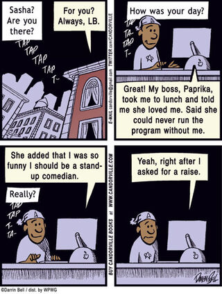 Illustration for article titled Candorville Comic: Stand-Up Comedian