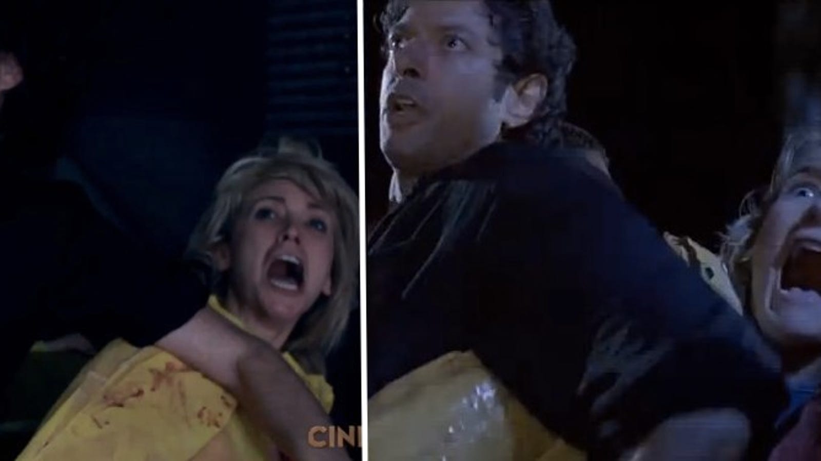 jurassic park t rex chase