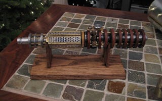 Illustration for article titled Star Wars Goes Steampunk with Awesome Lightsaber