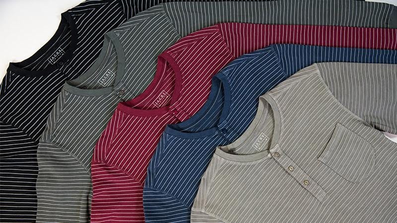 Garment Dye Knit Henleys, Polos, Crewnecks & Hoodies | $14-$19 | Jachs | Promo Code GDCLEANUP